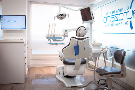 sillon de ortodoncia en clinica dental altozano de Albacete